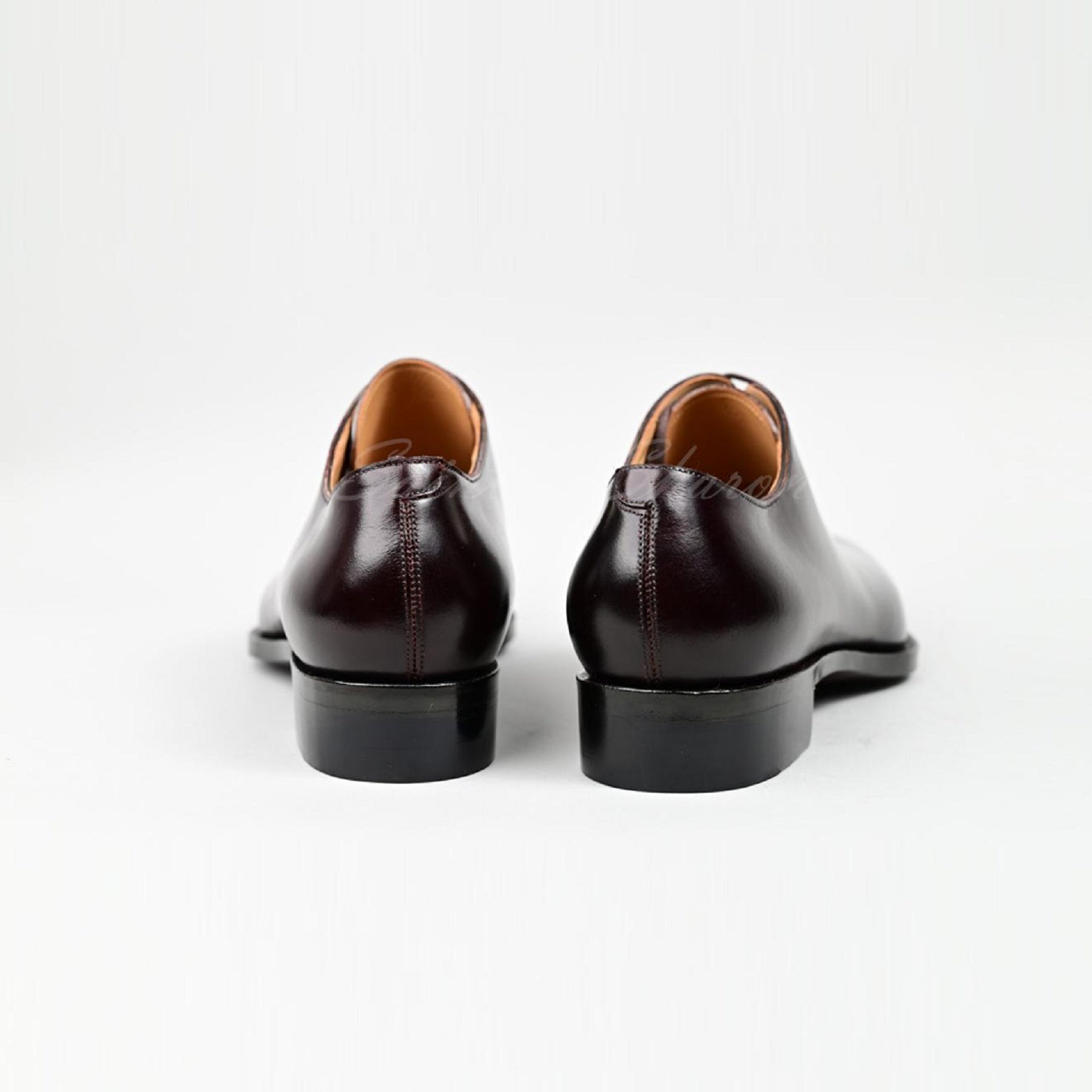 VSong Black Oxfords Cap Toe Handsewn Leather Goodyear Welted