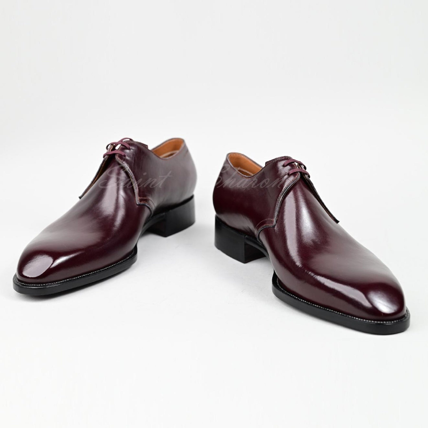 VSong MTO Derby Burgundy Shoes