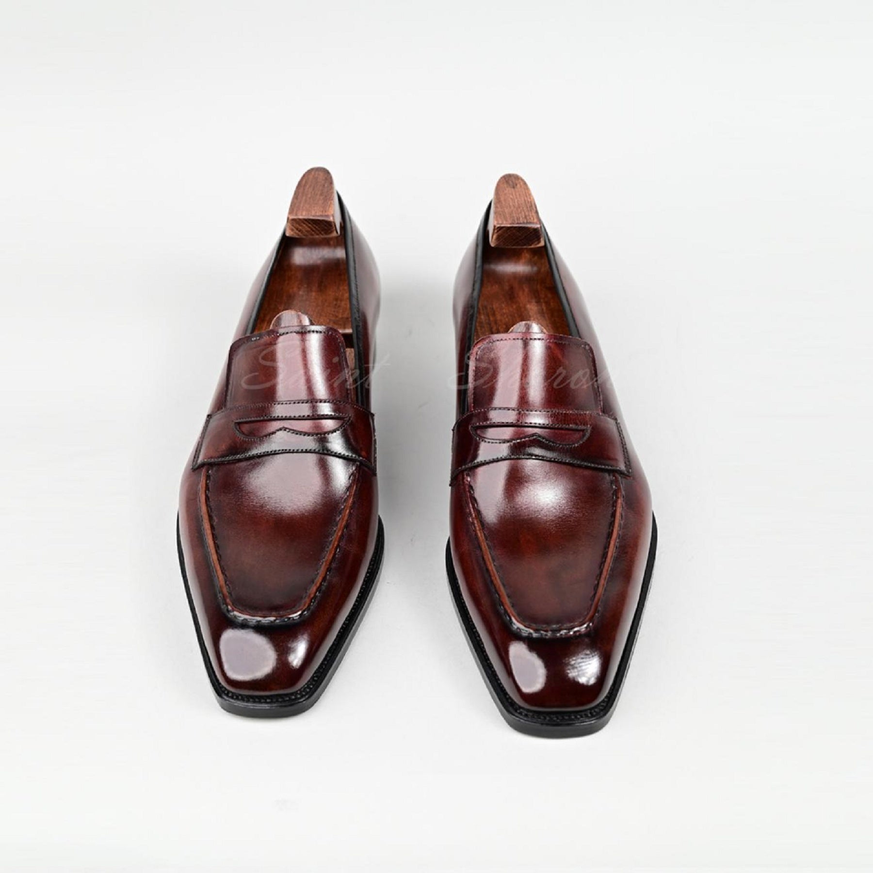 VSong MTO Brown Loafers Smart Casual Shoes