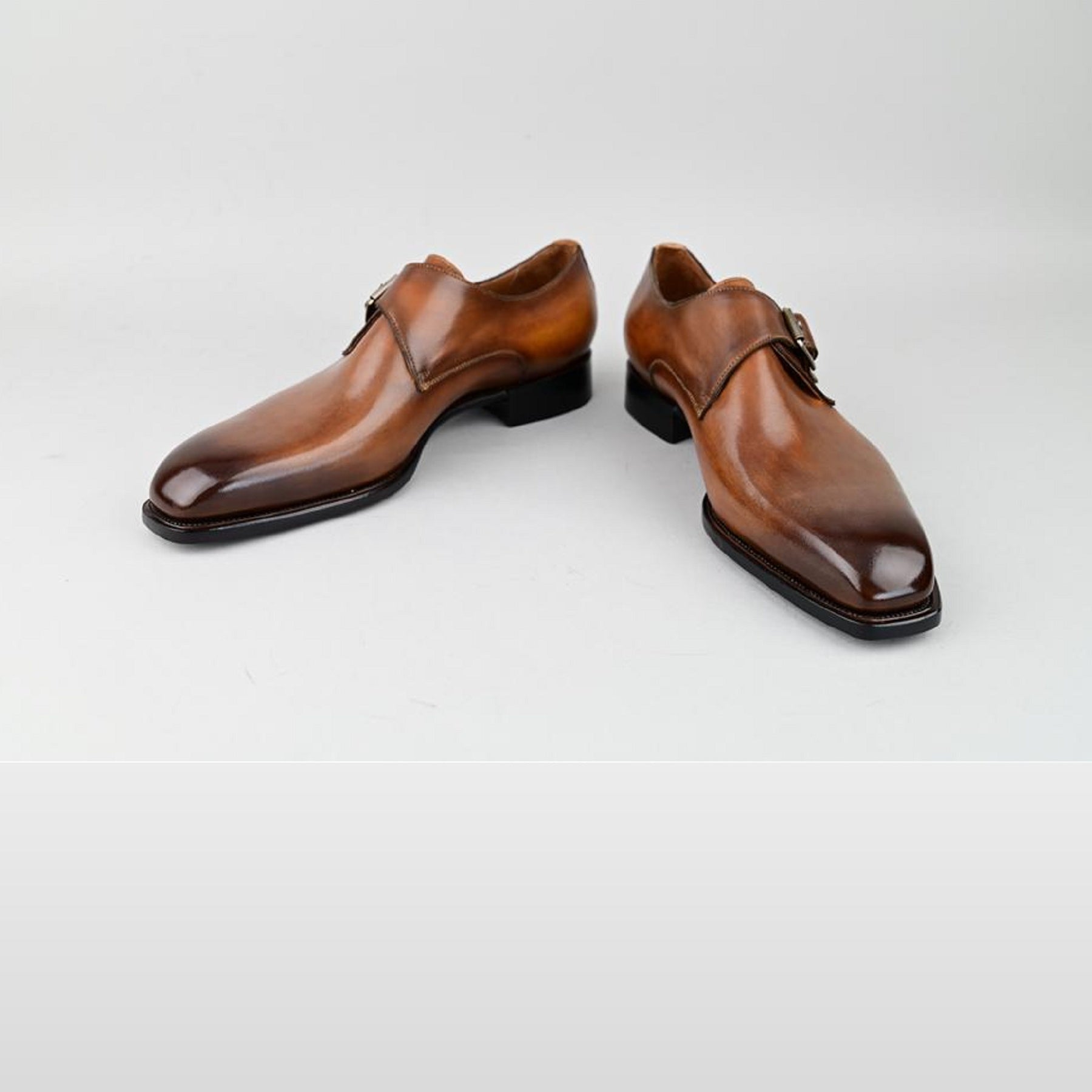 VSong MTO Single Monstrap Shoes Brown