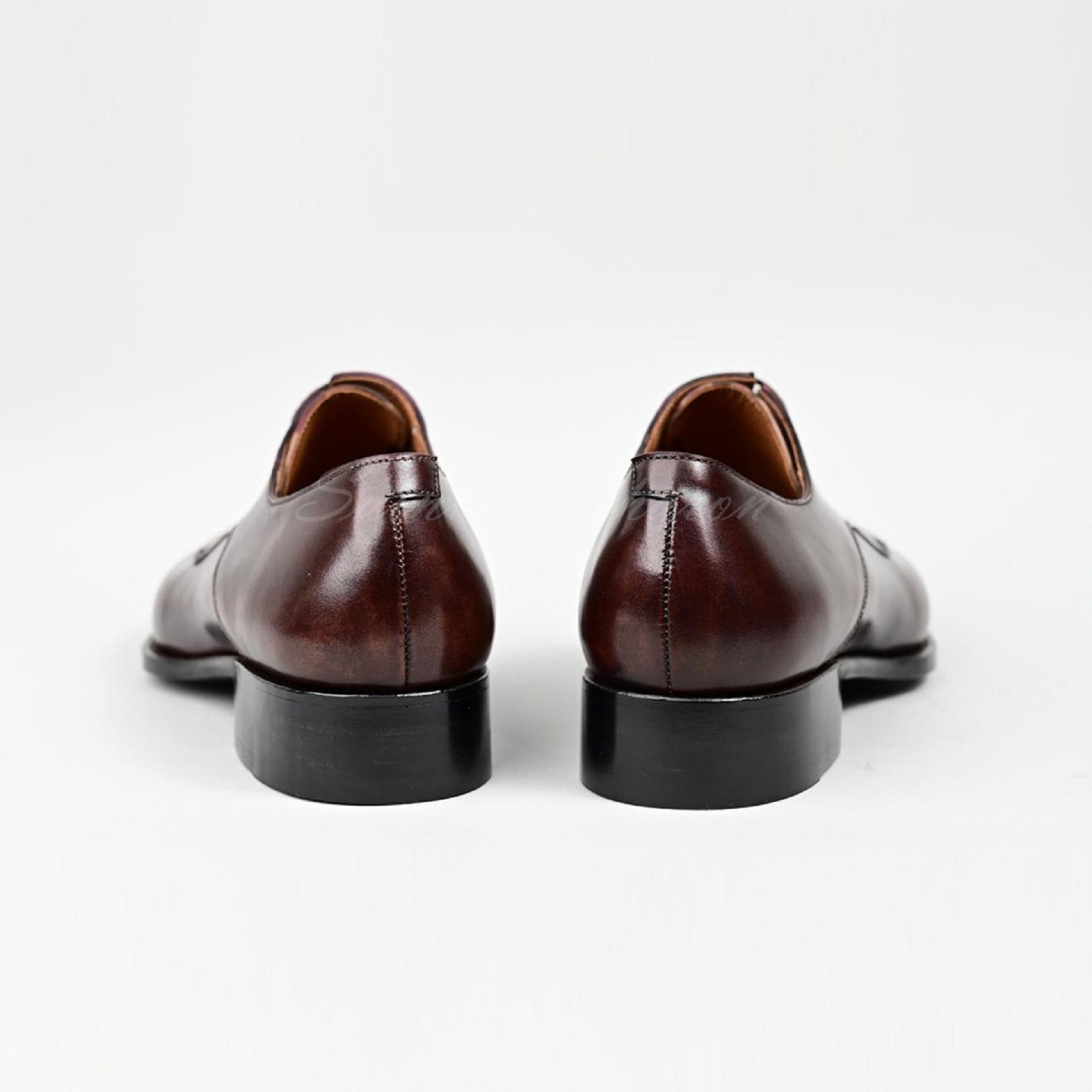 VSong MTO Brown Derby Shoes