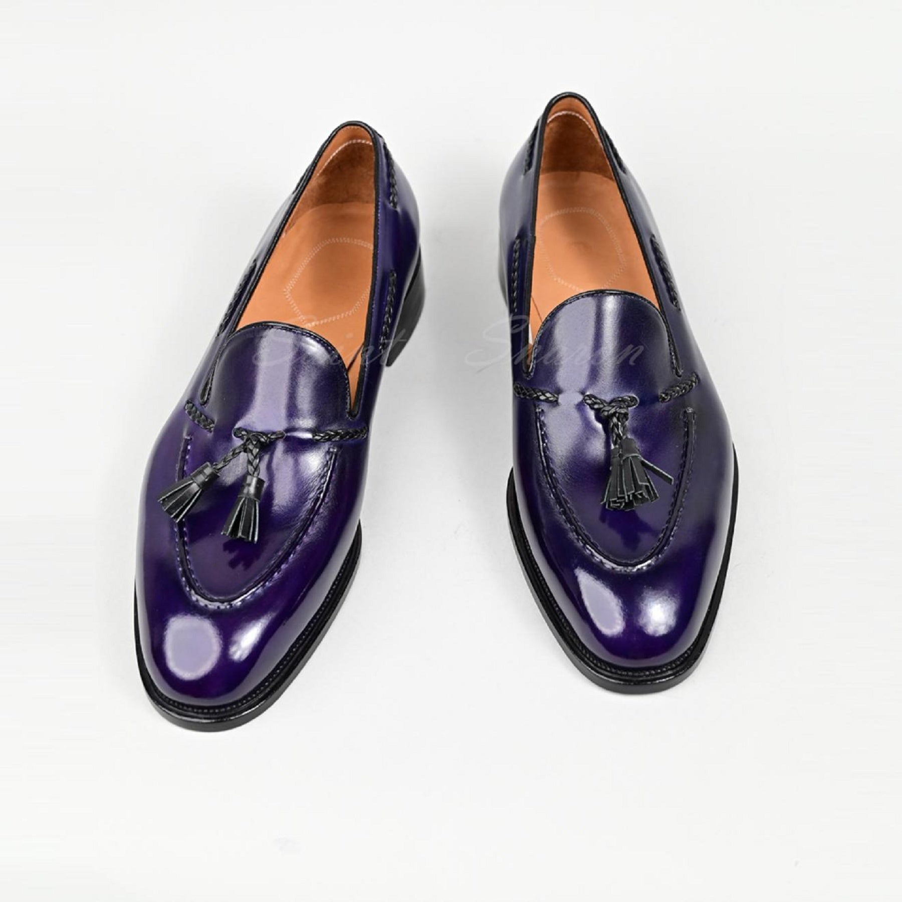 VSong MTO Royal Blue Loafer Shoes